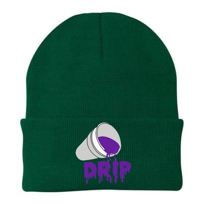 Codeine Dream Drip Purple Hip Hop Rap Social Media Knit Cap Winter Beanie