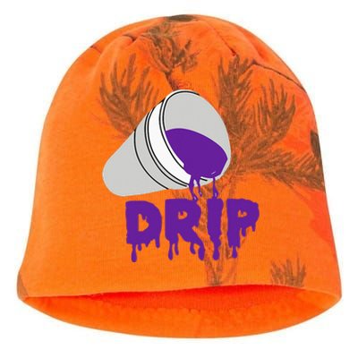 Codeine Dream Drip Purple Hip Hop Rap Social Media Kati - Camo Knit Beanie