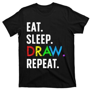 Cute Drawing Design For Men Women Sketch Artist Drawing T-Shirt