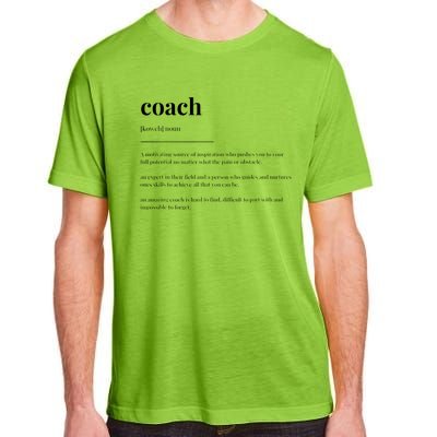 Coach Definition Dictionary Design Adult ChromaSoft Performance T-Shirt