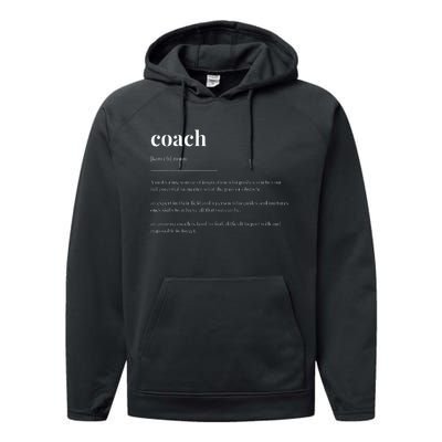 Coach Definition Dictionary Design Performance Fleece Hoodie