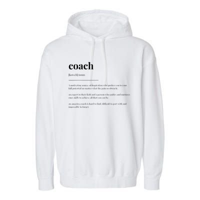 Coach Definition Dictionary Design Garment-Dyed Fleece Hoodie