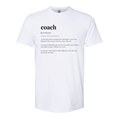 Coach Definition Dictionary Design Softstyle CVC T-Shirt