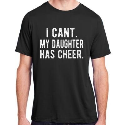 Cheer Dad Daughter Cheerleading Father's Day Cheerleader Adult ChromaSoft Performance T-Shirt