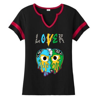 Chunky Dunky Dunks Loser Lover Heart Crying Chunky Dunky Ladies Halftime Notch Neck Tee