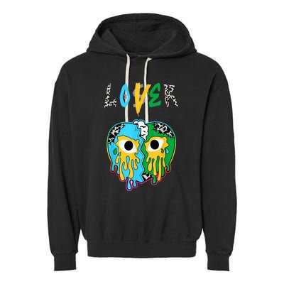 Chunky Dunky Dunks Loser Lover Heart Crying Chunky Dunky Garment-Dyed Fleece Hoodie