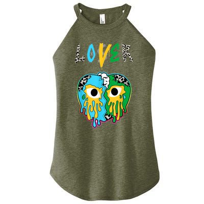 Chunky Dunky Dunks Loser Lover Heart Crying Chunky Dunky Women's Perfect Tri Rocker Tank