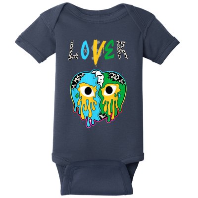 Chunky Dunky Dunks Loser Lover Heart Crying Chunky Dunky Baby Bodysuit