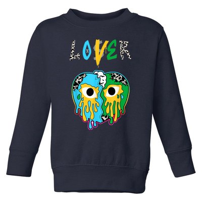 Chunky Dunky Dunks Loser Lover Heart Crying Chunky Dunky Toddler Sweatshirt