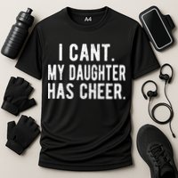 Cheer Dad Daughter Cheerleading funny Father's Day Cooling Performance Crew T-Shirt