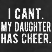 Cheer Dad Daughter Cheerleading funny Father's Day Adult Drive Performance Visor