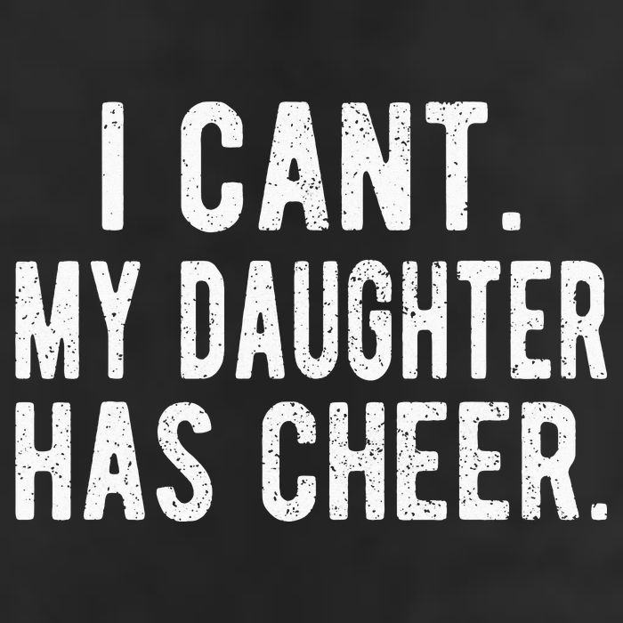 Cheer Dad Daughter Cheerleading funny Father's Day Adult Drive Performance Visor