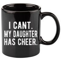 Cheer Dad Daughter Cheerleading funny Father's Day 11oz C Handle Ceramic Mug