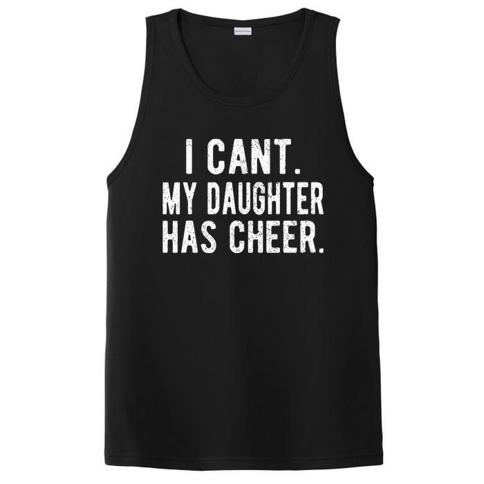 Cheer Dad Daughter Cheerleading funny Father's Day PosiCharge Competitor Tank