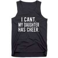 Cheer Dad Daughter Cheerleading funny Father's Day Tank Top