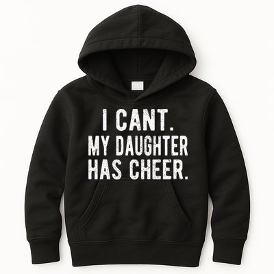 Cheer Dad Daughter Cheerleading funny Father's Day Kids Hoodie