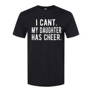 Cheer Dad Daughter Cheerleading funny Father's Day Softstyle CVC T-Shirt