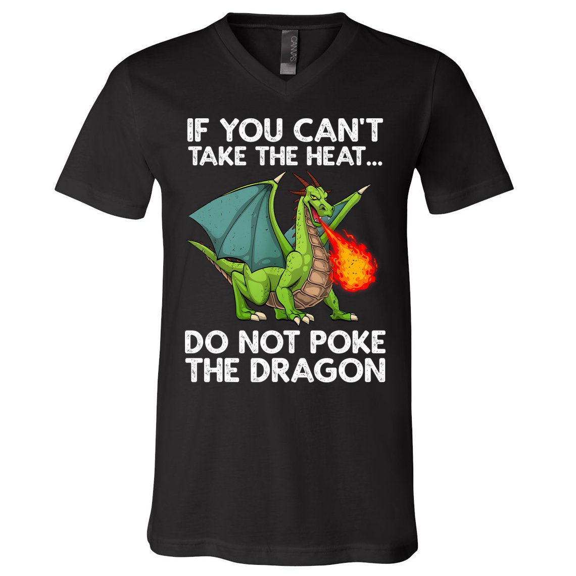 Cool Dragon Design For Men Women Mythical Dragon Lover V-Neck T-Shirt