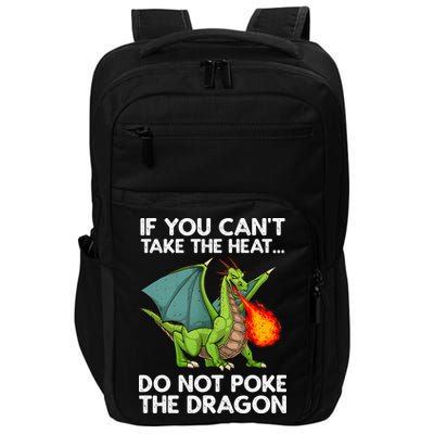 Cool Dragon Design For Men Women Mythical Dragon Lover Impact Tech Backpack