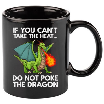 Cool Dragon Design For Men Women Mythical Dragon Lover 11oz C Handle Ceramic Mug