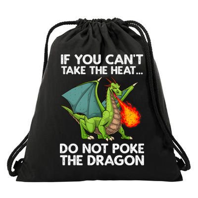 Cool Dragon Design For Men Women Mythical Dragon Lover Drawstring Bag