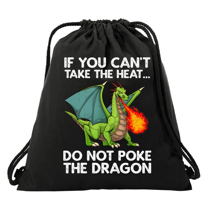 Cool Dragon Design For Men Women Mythical Dragon Lover Drawstring Bag