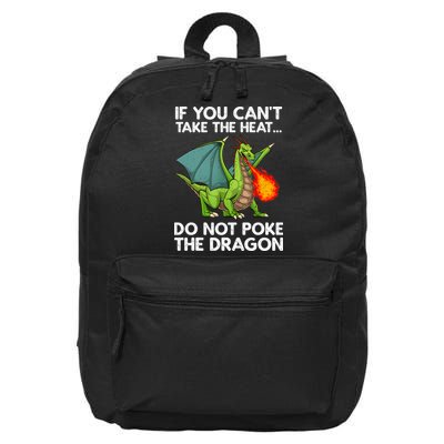 Cool Dragon Design For Men Women Mythical Dragon Lover 16 in Basic Backpack