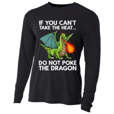 Cool Dragon Design For Men Women Mythical Dragon Lover Cooling Performance Long Sleeve Crew