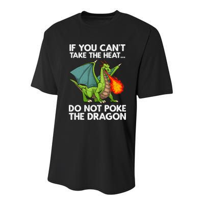 Cool Dragon Design For Men Women Mythical Dragon Lover Youth Performance Sprint T-Shirt