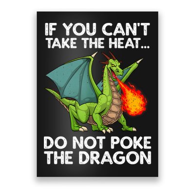 Cool Dragon Design For Men Women Mythical Dragon Lover Poster