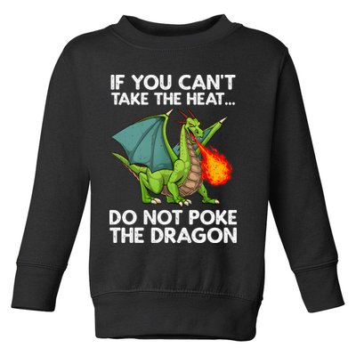 Cool Dragon Design For Men Women Mythical Dragon Lover Toddler Sweatshirt