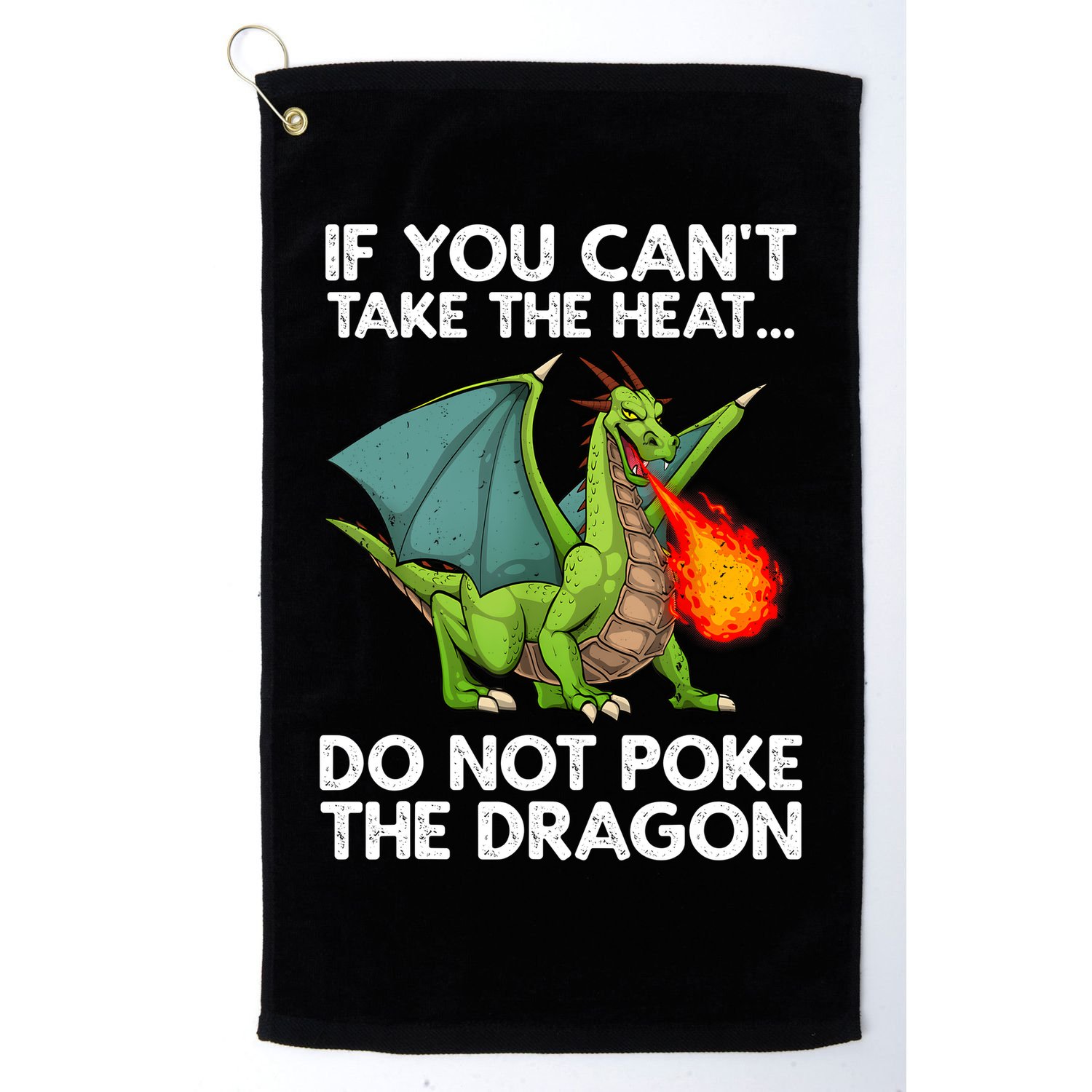Cool Dragon Design For Men Women Mythical Dragon Lover Golf Towel