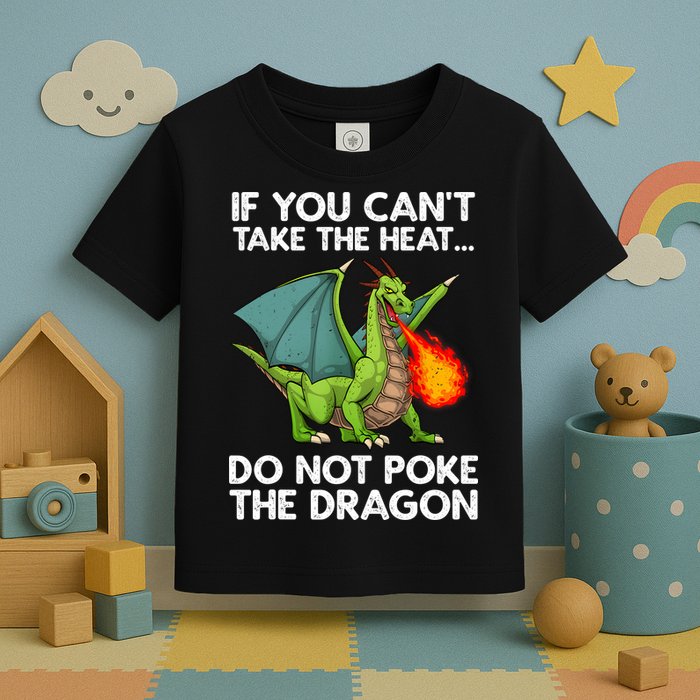 Cool Dragon Design For Men Women Mythical Dragon Lover Toddler T-Shirt