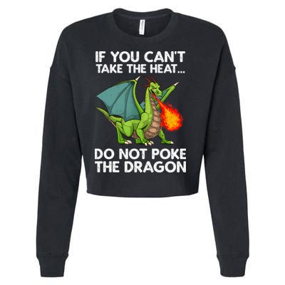 Cool Dragon Design For Men Women Mythical Dragon Lover Cropped Pullover Crew
