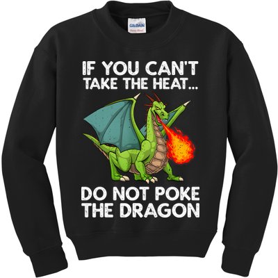 Cool Dragon Design For Men Women Mythical Dragon Lover Kids Sweatshirt