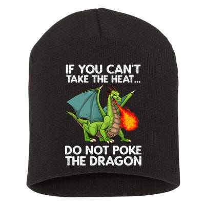Cool Dragon Design For Men Women Mythical Dragon Lover Short Acrylic Beanie