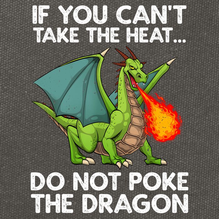 Cool Dragon Design For Men Women Mythical Dragon Lover Cotton Canvas Backpack