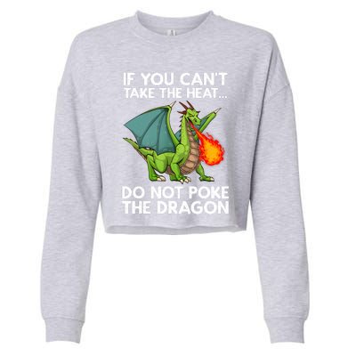 Cool Dragon Design For Men Women Mythical Dragon Lover Cropped Pullover Crew