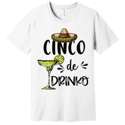 Cinco Drinko De Mayo Fiesta Squad Mexican Party 5 de mayo Premium T-Shirt