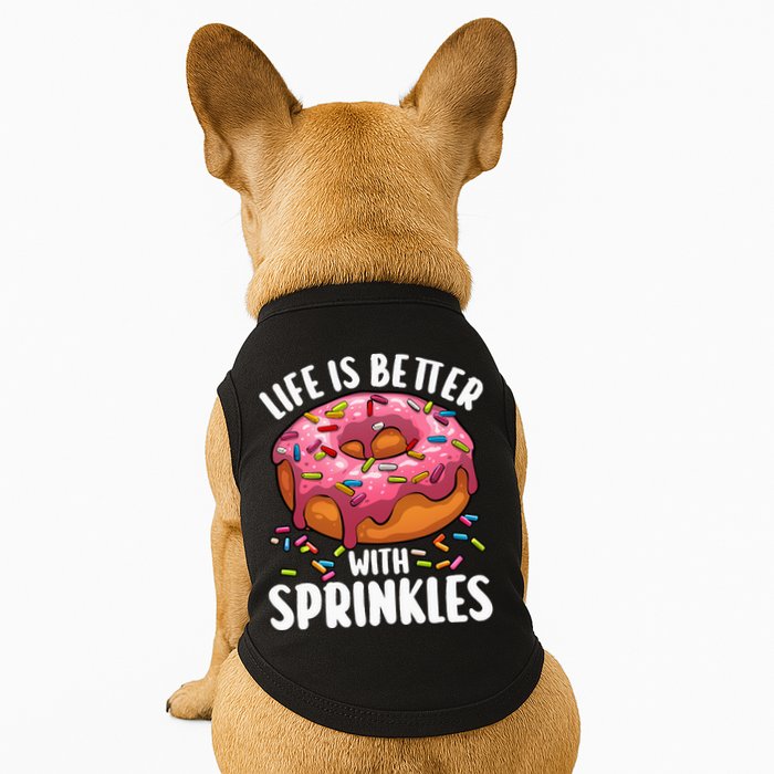 Cool Donut Design For Doughnut Donut Lover Doggie Tank