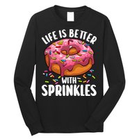 Cool Donut Design For Doughnut Donut Lover Long Sleeve Shirt