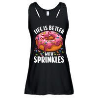 Cool Donut Design For Doughnut Donut Lover Ladies Essential Flowy Tank