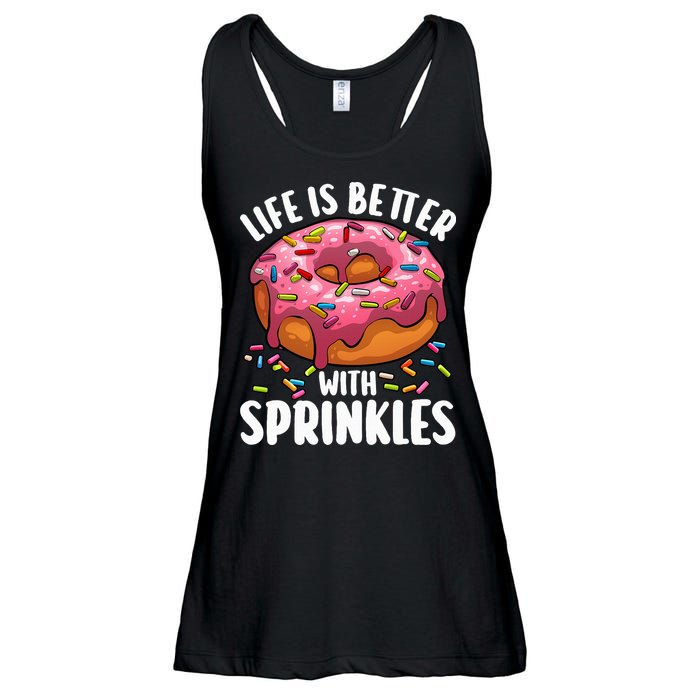Cool Donut Design For Doughnut Donut Lover Ladies Essential Flowy Tank