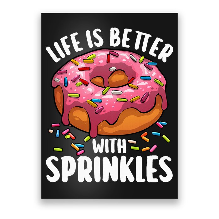 Cool Donut Design For Doughnut Donut Lover Poster