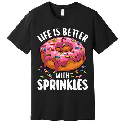 Cool Donut Design For Doughnut Donut Lover Premium T-Shirt