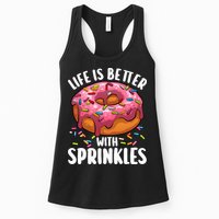 Cool Donut Design For Doughnut Donut Lover Womens Tank Top