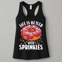 Cool Donut Design For Doughnut Donut Lover Womens Tank Top