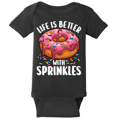 Cool Donut Design For Doughnut Donut Lover Baby Bodysuit