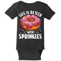 Cool Donut Design For Doughnut Donut Lover Baby Bodysuit