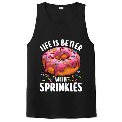 Cool Donut Design For Doughnut Donut Lover PosiCharge Competitor Tank